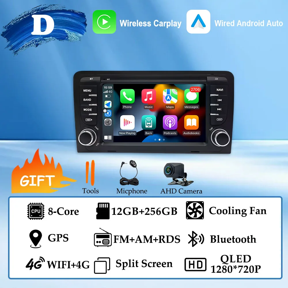 (D) 12G 256G AHD