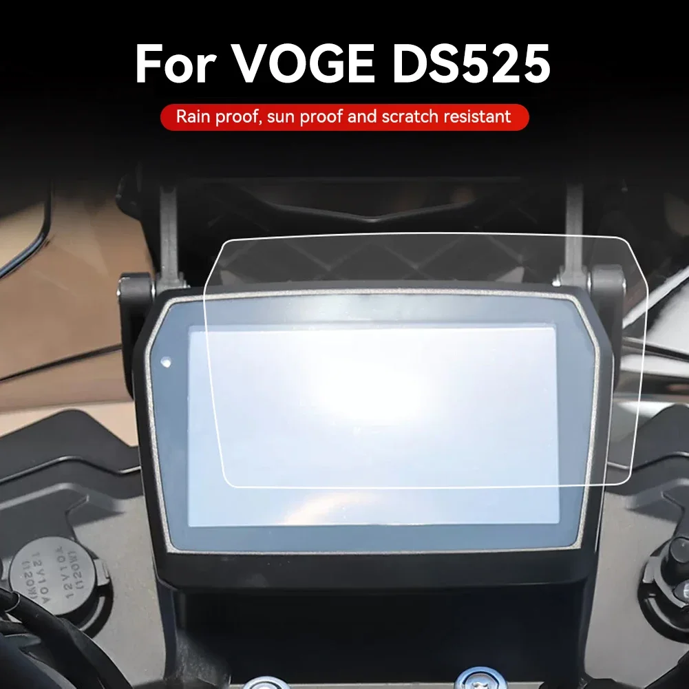 Motorcycle Screen Protector motorcycle screen protector New Motorcycle Transparent Scratch Protection Film Dashboard Screen Protecto For Loncin VOGE DS525X 525DSX DSX 525 DSX DS525X