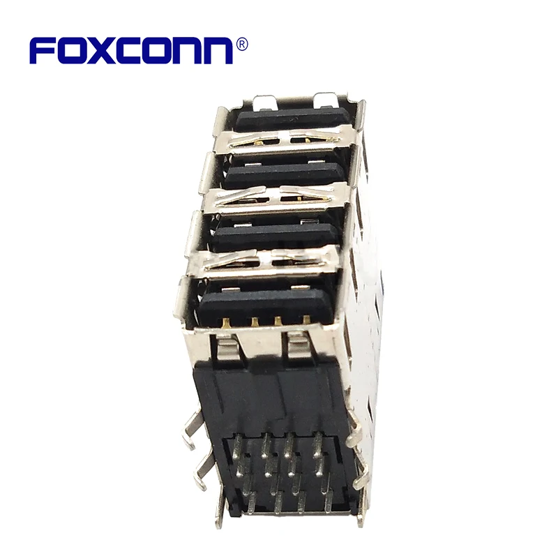 

Оригинальный коннектор для разъема Foxconn UB1112C-QDDF-4F 4. 0 USB2.0 Нет осколков