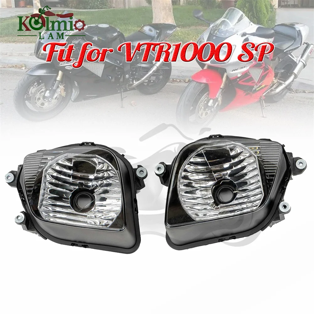 

Fitfor 2000 - 2006 Honda VTR1000 SP RC51 SP1 SP2 Motorcycle Headlight Assembly Headlamp VTR1000SP 2001 2002 2003 2004 Head light