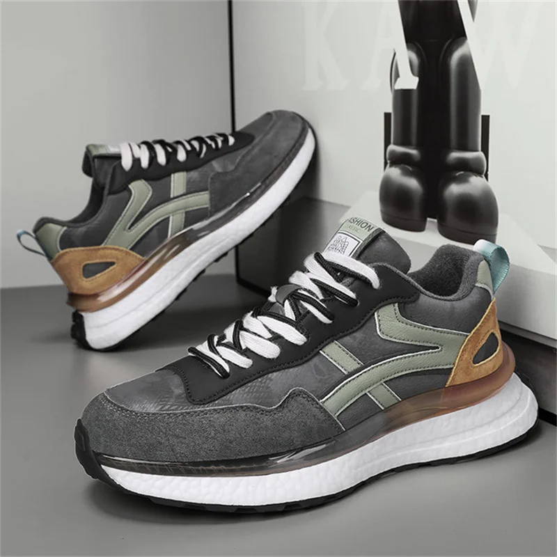 

Fashion Men's Leather Shoes Summer New Lace Up Men Shoes Breathable Casual Shoes for Men Outdoor Hiking Sneakers Sport Shoes
