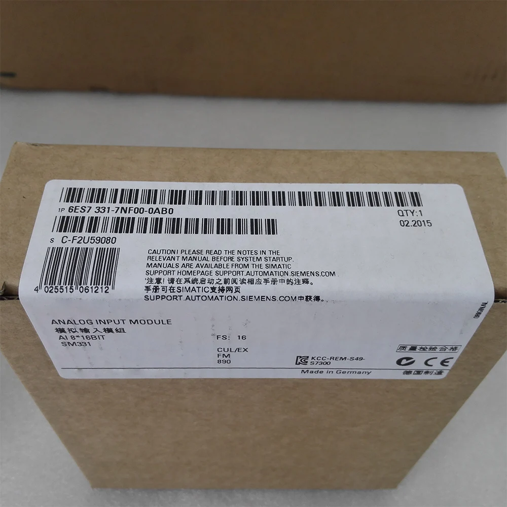 Per Siemens 6 Es7 Modulo 331-7Nf00-0Ab0 In Scatola