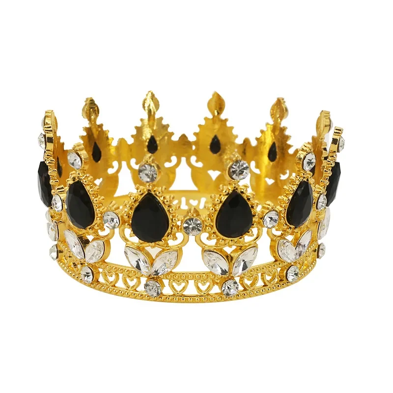 Baroque Crystal Tiaras Crowns Rhinestone Prom Diadem Headband Crown Bridal Wedding Hair Accessories Jewelry Crown Tiara Gift