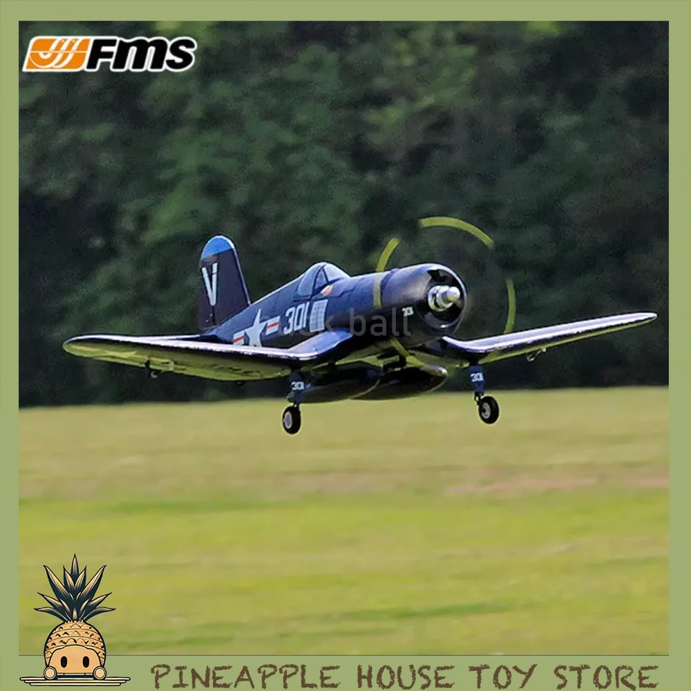 800Mm Fms F4U Pirate Electric Remote Control Model Rc Aircraft World War Ii Aircraft Like Real Aircraft Model Fixed Wings Gifts
