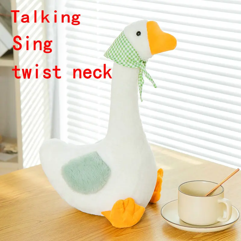 

Новинка говорящая детская игрушка спиральная Шея звук повторение звука Мягкие плюшевые электрические игрушки милая кукла животное