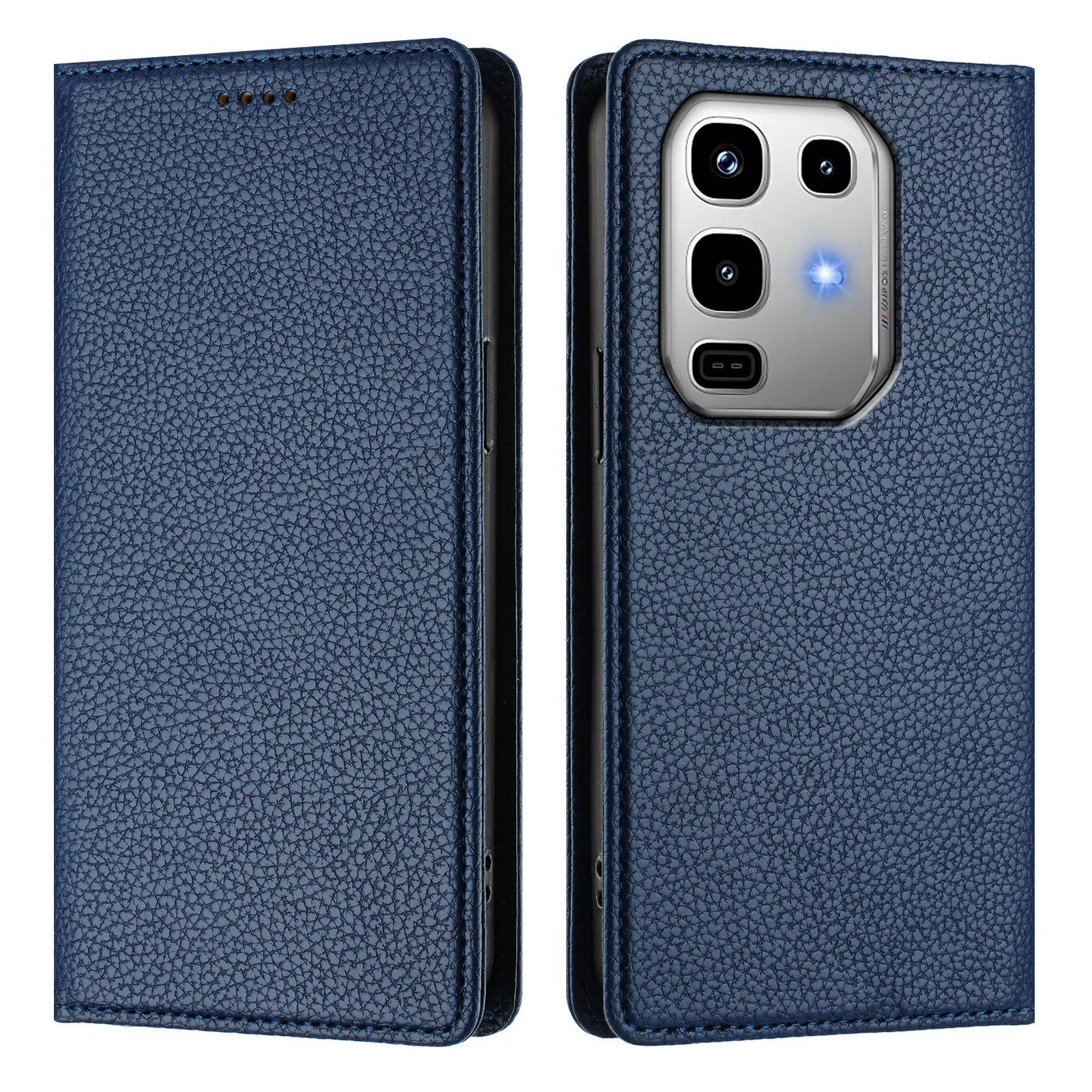Luxury Leather Flip Case - Shockproof Protective Wallet Cover