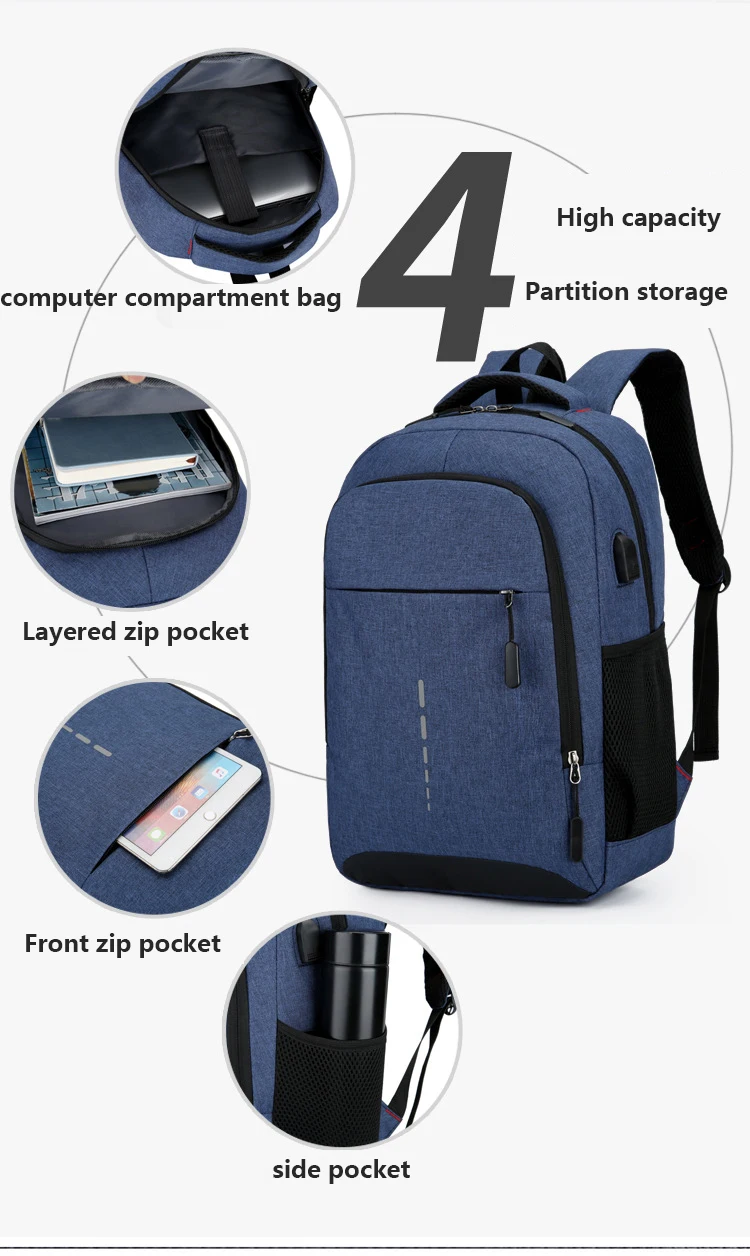 Waterproof Backpack Ultra Lightweight Back Bag for Men Backpack Book Bag Men's Stylish Backpack 15.6 inches Notebook Backpack 6