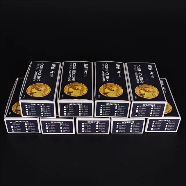 50Db Új Fehér Karton 2X2 Mylar Érmeszámok Tárolódoboz Tartójával - Image 6