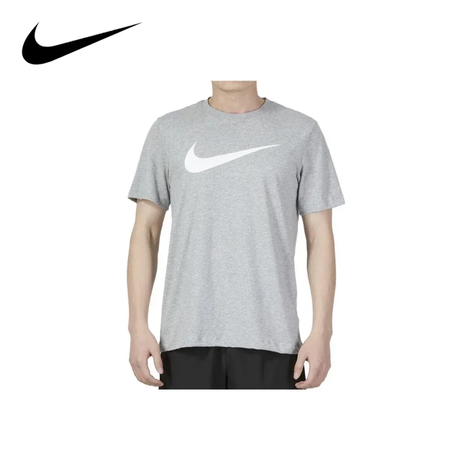 thumbnail image 1 of Camiseta de manga corta con cuello redondo, informal y versátil para hombre Nike original DC5095-100, 1 of 5