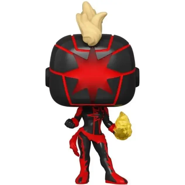 thumbnail image 5 of Funko POP MARVEL Dark Captain Marvel 657# Figura de vinilo Colección de figuras Modelo de PVC Juguetes 10cm Regalo de Navidad para niños, 5 of 5