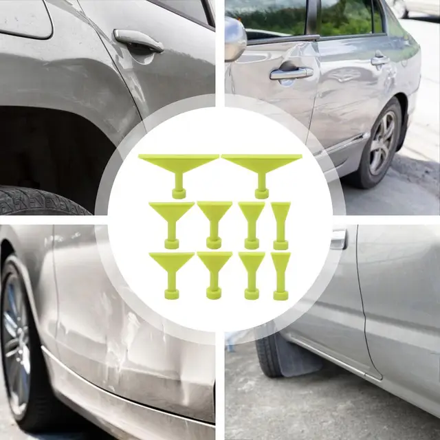 Dent Removal Puller Tabs - 10-Pieces No Paint Dent Repair Pulling Tabs