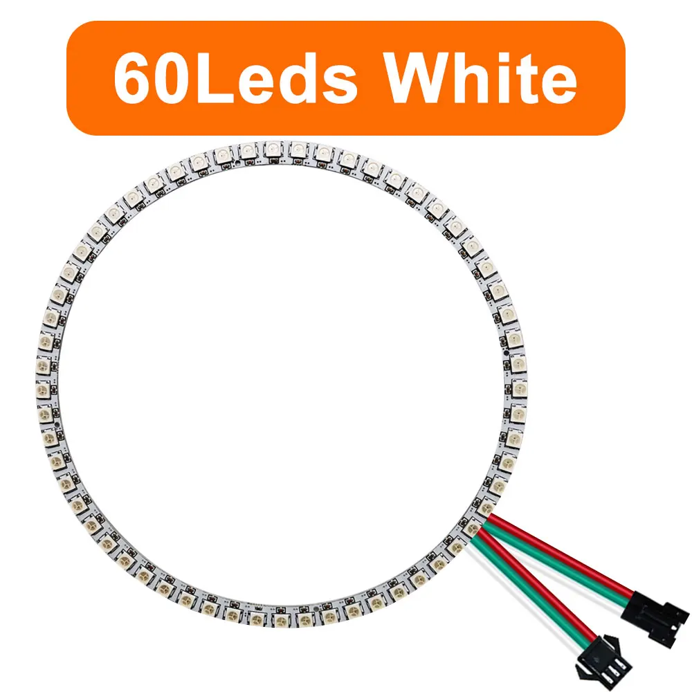 Colorful RGB LED Circle with Individually Addressable Pixels - DIY Round Pixel Ring