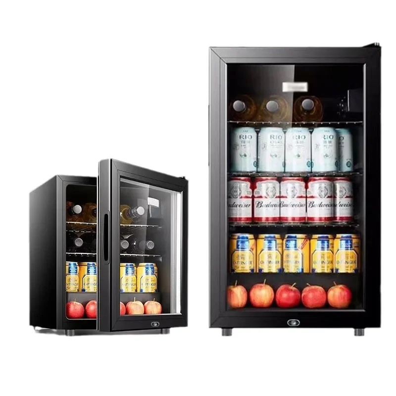 6 Bottles Electronic Small Wine Cooler Single Zone Wine Chiller 13l Hot Sell Red Fridge Refrigerator