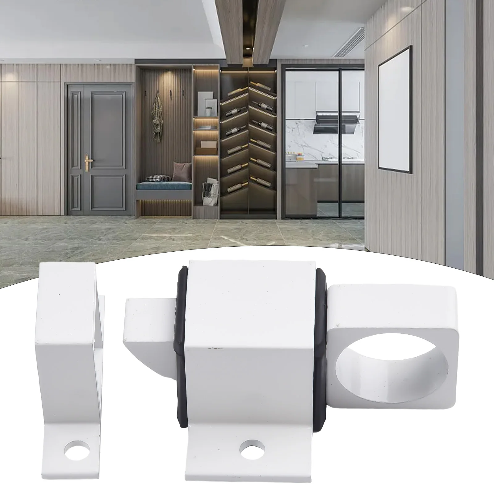 

Square Self Closing Bolt Utomatic Latch Utomatic Latch Grey SASH Door Security Automatic Square Self-closing Bolt