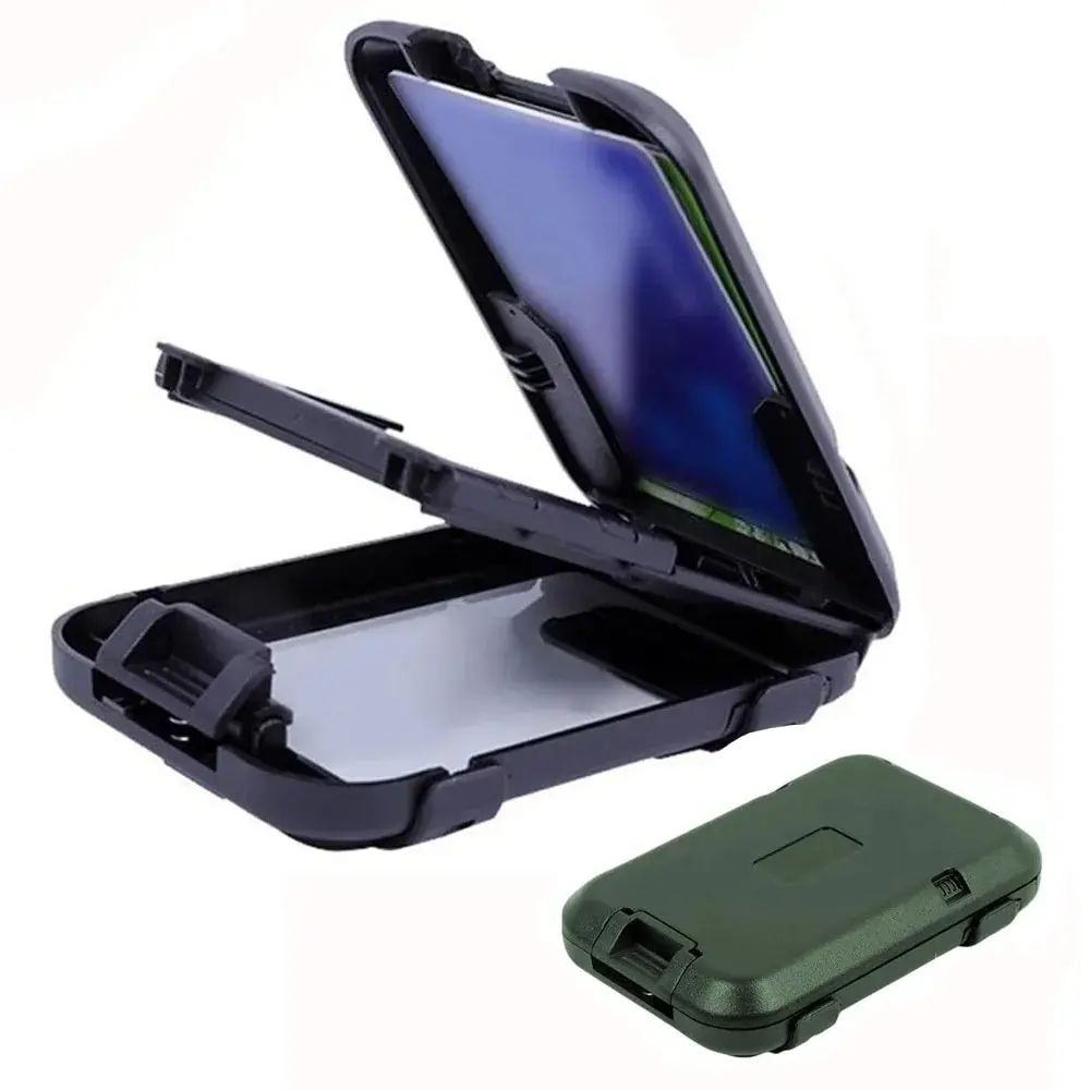 Sleek RFID-Blocking Minimalist Metal Wallet - Ultra Thin Aluminum Cash and Card Holder