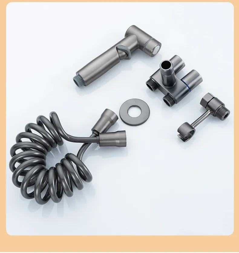 Hygienic Shower for Bathroom Toilet Bidet Shower Head Double Outlet Angle Valve of Bathroom Accessories Bidet Toilet Seat 6