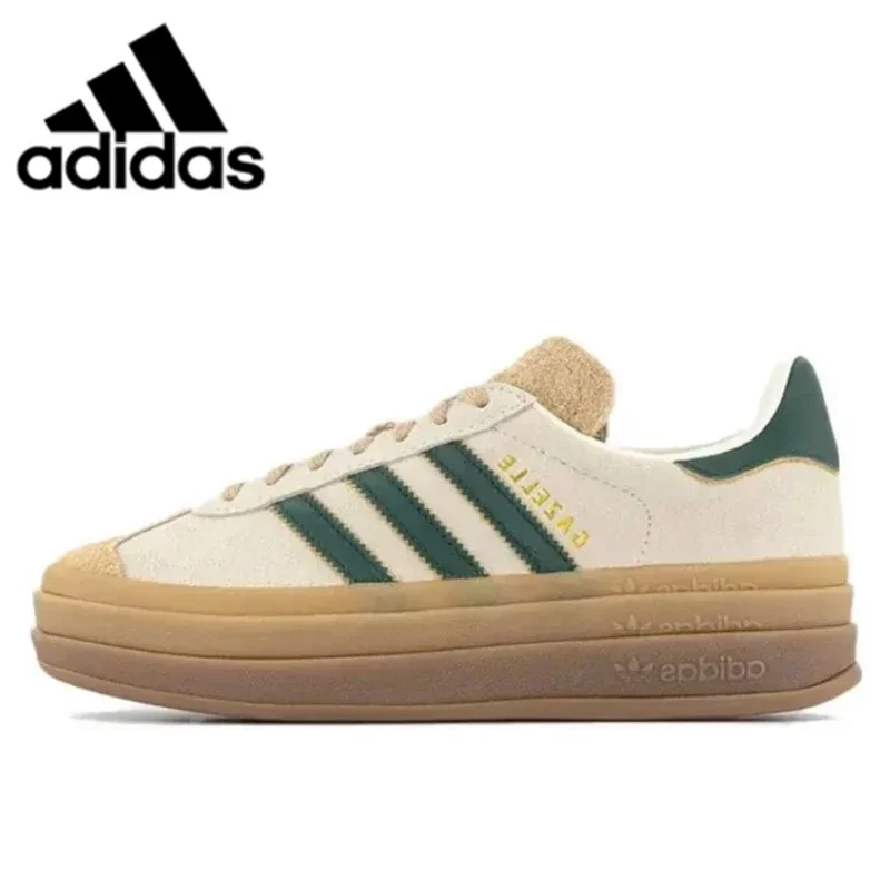 Adidas Originals Gazelle Bold Woman Skateboard Shoes Casual Sneakers Suede Leather