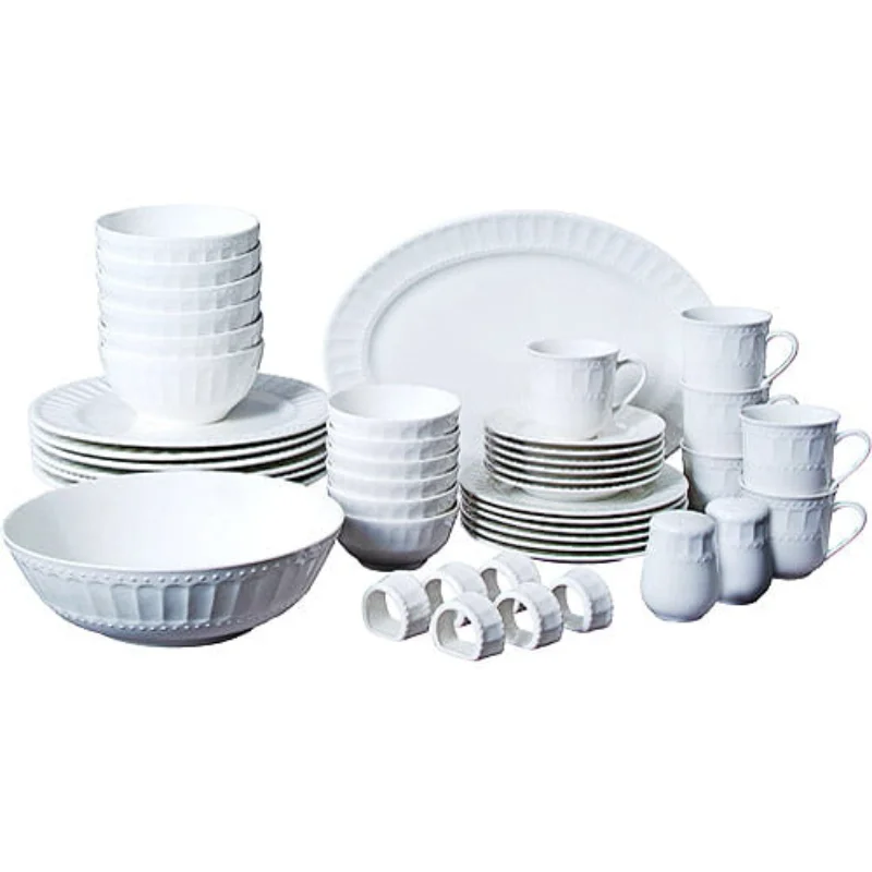 

Gibson Home Regalia 46-Piece Dinnerware and Serve ware Set