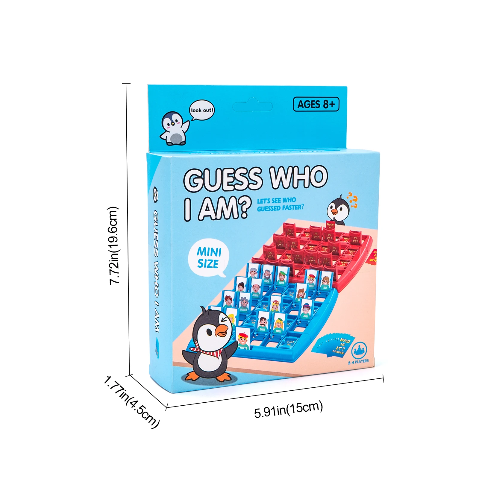 Gioco da Tavolo 'Indovina Chi Sono' Giocattoli per l'Interazione Genitore-Figlio Gioco di Logica e Reasoning Gioco di Carte Puzzle per Bambini Regali per Bambini - immagine 6