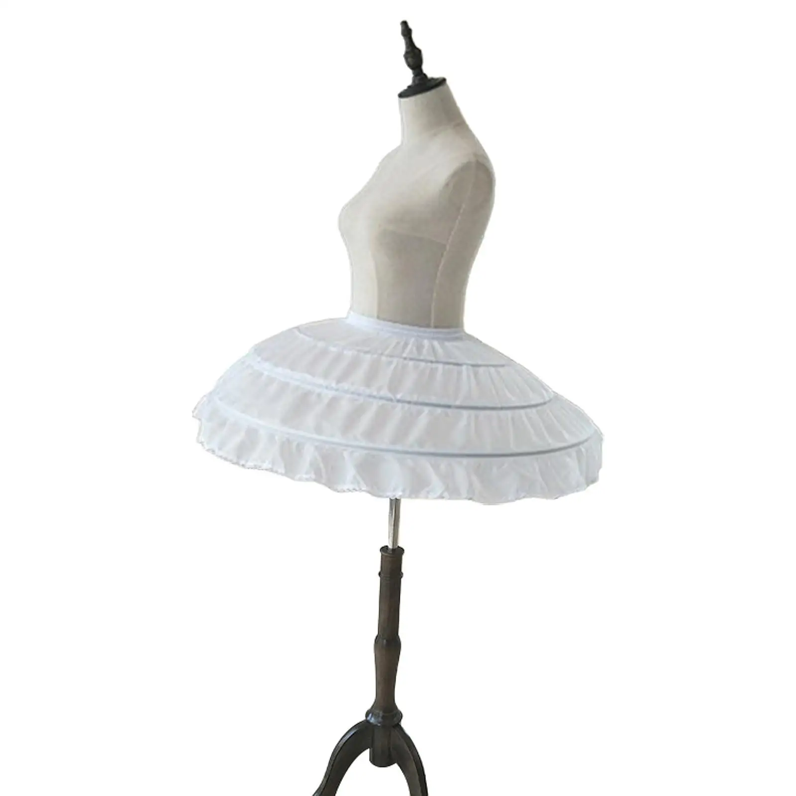 Girl Hoops Petticoat Dress Lolita Simple Underwear for Birthday Cosplay Dress up