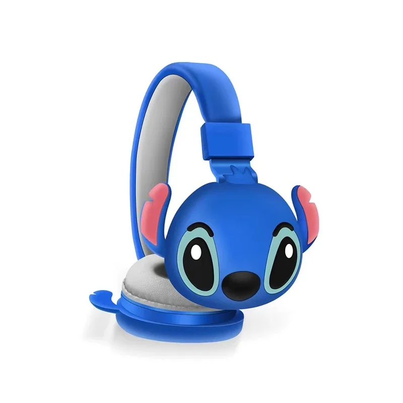 Disney Stitch Wireless Bluetooth Headphones HIFI Stereo Sound Foldable ...