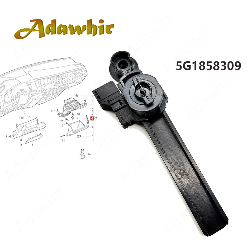 글러브 박스 댐퍼 브레이크 부품 5G1858309 (폭스바겐 골프 7, 파사트 R32, 스코다 코디악 용)