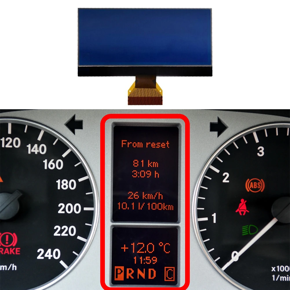 

High Quality LCD Display Instrument Cluster Class W169 W245 Direct Replacement For Mercedes A ∕ B 8 Volt Version Car Accessories