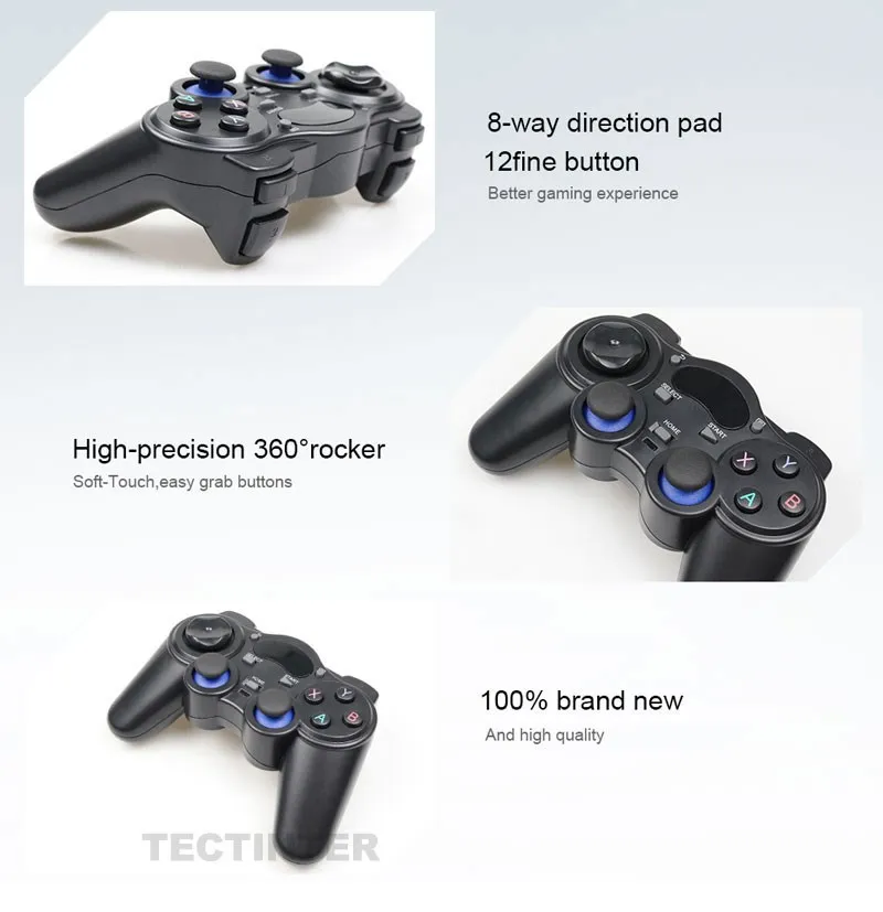 2.4G USB Wireless Android Game Controller Joystick Joypad with OTG Converter For PS3/Smart Phone For Tablet PC Smart TV Box