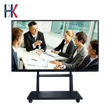 

100 Inch Portable Interact Display Touch Screen Flat Panel Interactive Whiteboard Smart Board with Projector