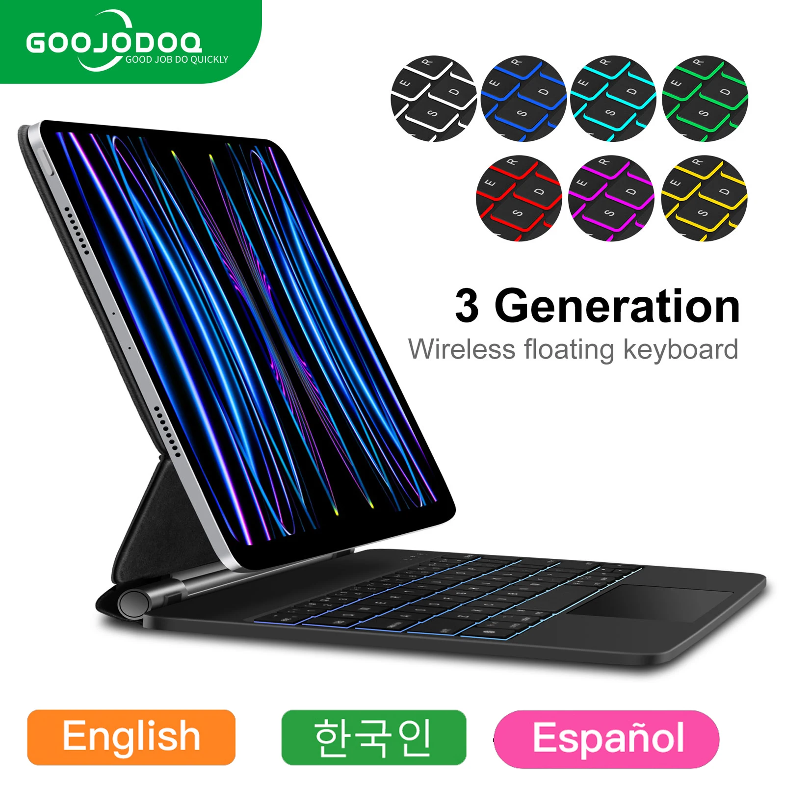 Backlight Magic Keyboard For Ipad Pro 11 2022 2020 2018 For Ipad 10th