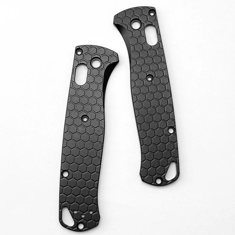 

One Pair of Al Alloy Handle Patch for Benchmade Bugout 535 Honeycomb Pattern