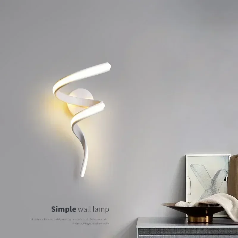 Creative Wall Lamp 2024 New Simple Modern Aisle Light Bedroom Living Room Background Bedside Lamp