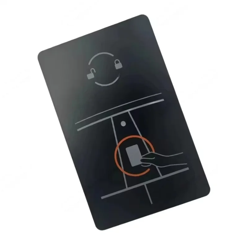 Tesla key card close-up