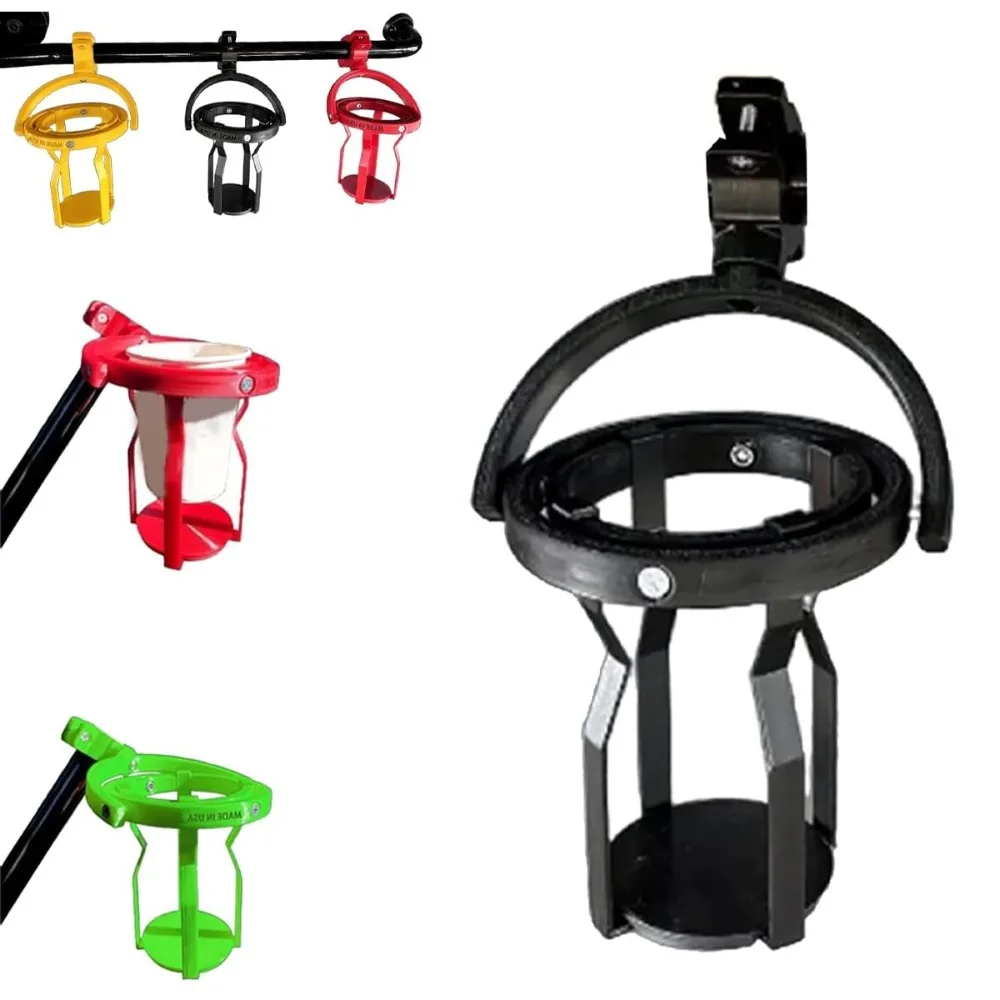 No Spill Gyroscopic Cup Holder Self Leveling Hanging 3D Motorcycle Drink Holder Multifunctional Adjustable Clip Cup Holder Clamp