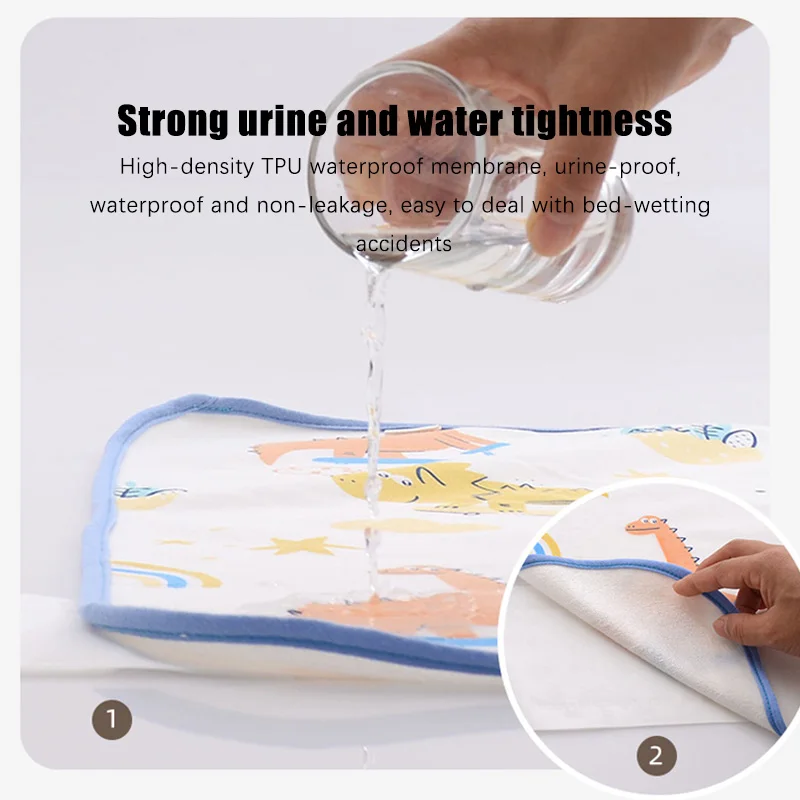 Large Size Baby Waterproof Diaper Changing Mat Reusable Diapers For Newborns Washable Mattress Pad Breathable Baby Diaper Bags diaper changing pad diaper changing mat