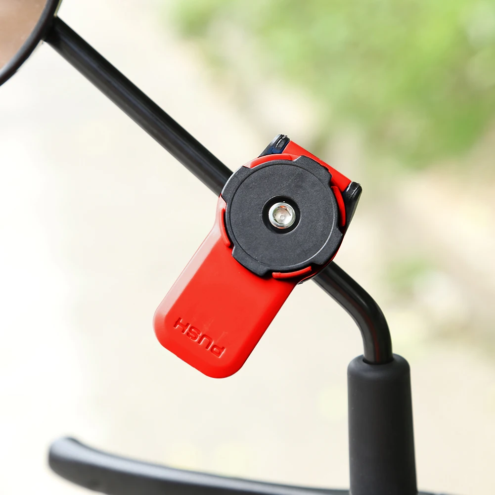 Universal Motorcycle Phone Holder - 360 Rotatable Bike Bracket with Quick Release