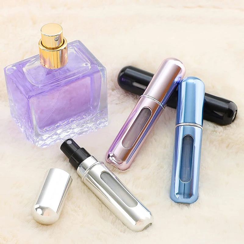 Perfume bottle perfume atomizer refillable bottles perfume spray bottle Travel Perfume Stuffable Bottle Rechargeable Atomizer Spray Women Travel Essentials