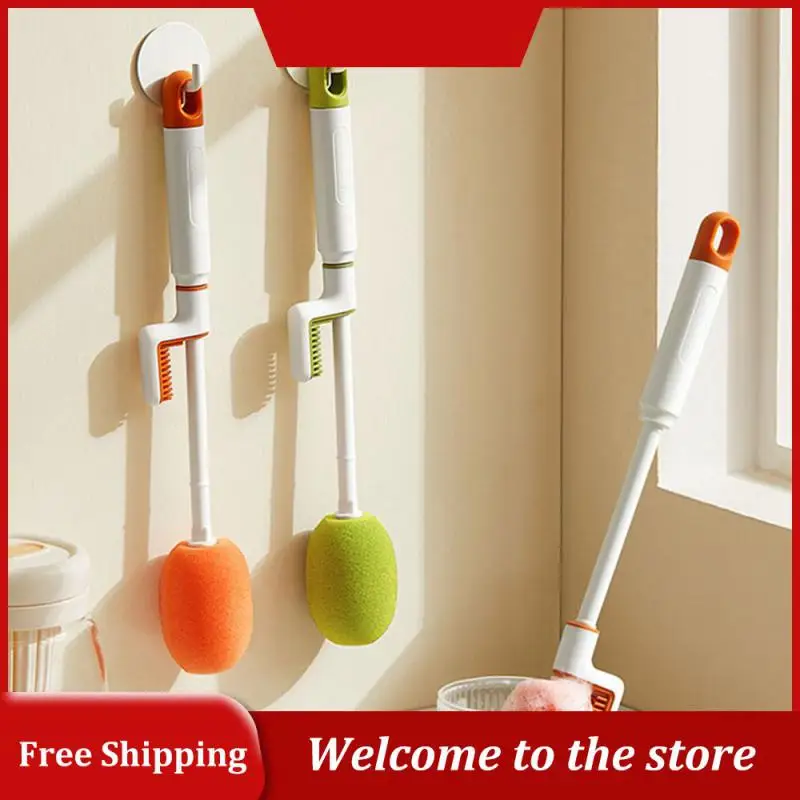 

Brush Cleaner Multipurpose User Friendly Long Handle Brush 3 In 1 Cup Brush Revolutionary Long Handle Cup Brush Durable Trend