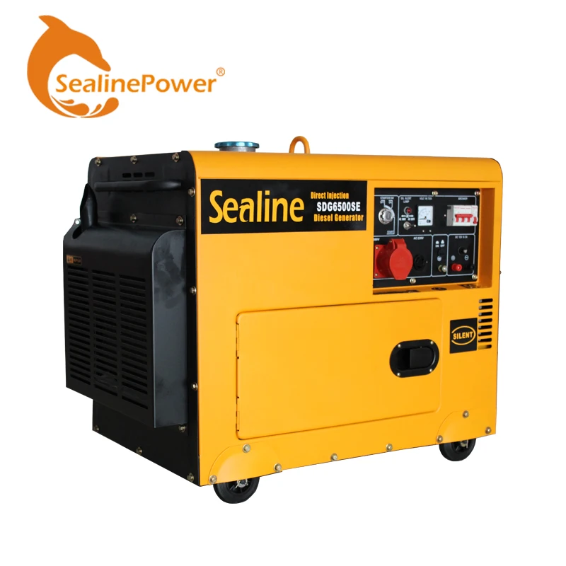 

SDG6500SE-5kw Тихий домашний портативный генератор с воздушным охлаждением