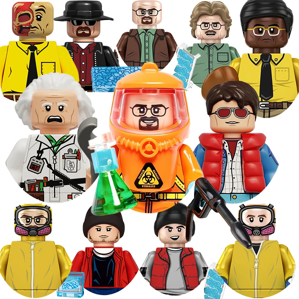 2026 Bricks Mini Action Figures New Blocks Back to the Future John Wick Building Blocks For Party