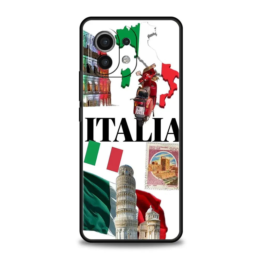 Italian Flag Design Phone Case Cover