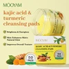 Turmeric Kojic Acid Cleansing Pads Exfoliating Deep Cleansing 50 Pcs Exfoliates Skin Pads Facial Clean Sponge 2