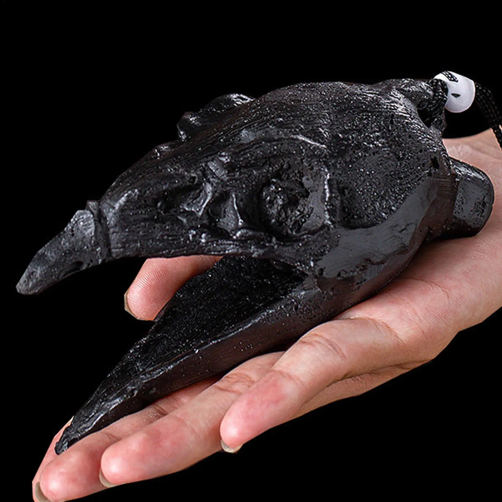 Aztec Death Whistle Crow Mouth Design for Halloween Prank Weird Sound War Whistle Modern Use