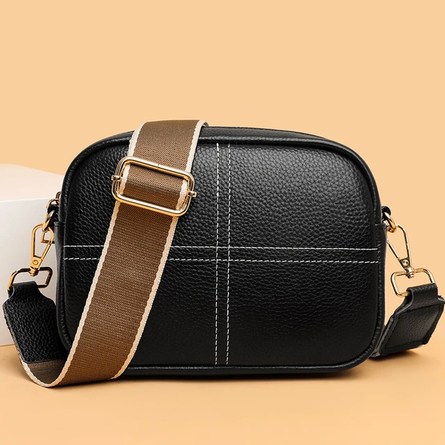 Women Round Ring Handbag Shoulder Bag Adjustable Shoulder Strap Leather  Crossbody Bag With Magnetic Clasp Leather Shoulder Bag - AliExpress