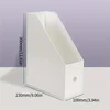 Plastic Multi-Purpose Desk Organizer - Book Stand & File Holder for Office Supplies and Stationery 2