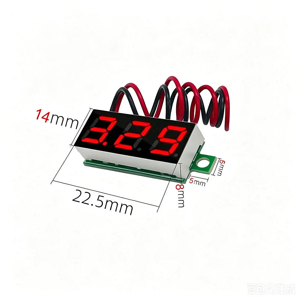 DC LED 디지털 전압계 0 100V 전압 측정기 자동차 모바일 전원 전압 테스터 감지기, 전원 전압 감지기 도구