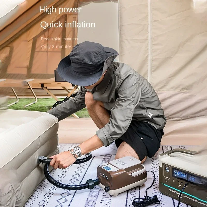 Inflatable pump outdoor camping tent inflatable mattress high power car electric air pump