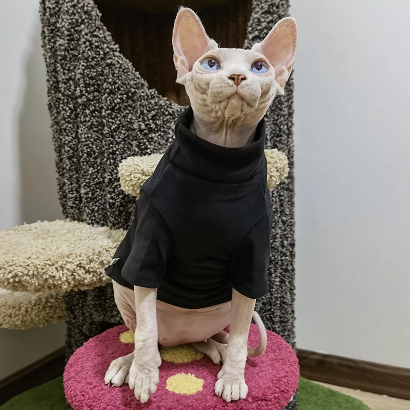 Pet Clothes Dog Cat Bottoming Shirt Winter Warm French Bulldog Sphinx Hairless