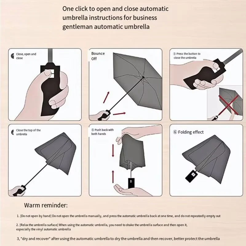 10 Bones Windproof Double Layer Resistant Umbrella Fully Automatic Rain Men Women Luxury Business Male Large Umbrellas Parasol 3