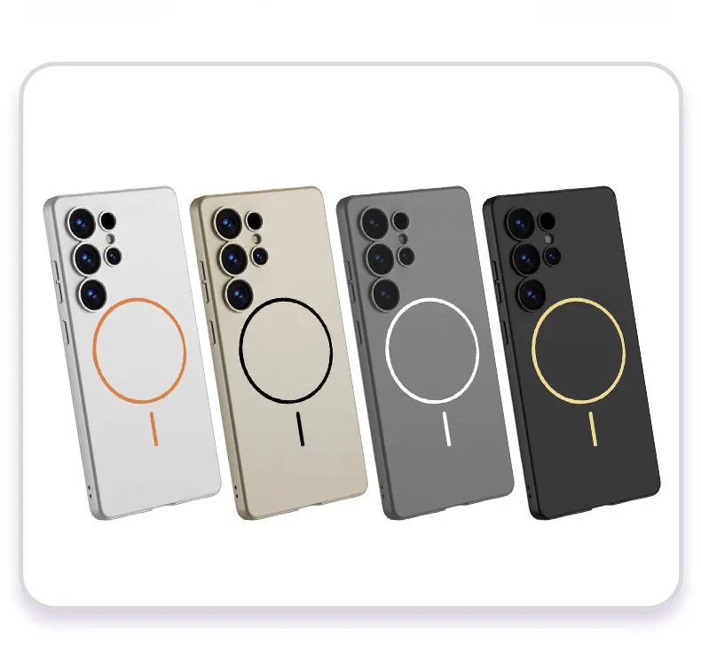 For Magsafe Wireless Charging Case For Samsung Galaxy S25 Ultra Shockproof Armor
